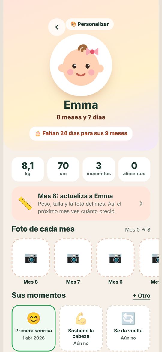 Perfil del bebé